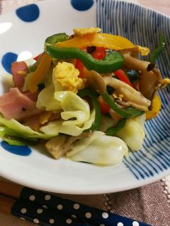 塩昆布とめんつゆで簡単シンプル野菜炒め-レシピのメイン写真