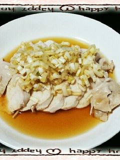 茹で鶏のサッパリネギソース-レシピのメイン写真