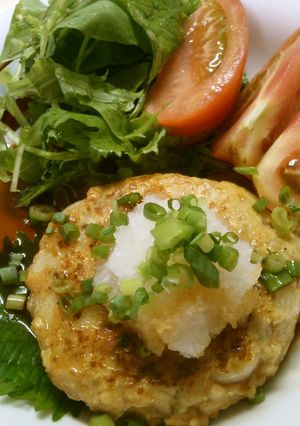 簡単ヘルシー！　蓮根入り　豆腐ハンバーグ-レシピのメイン写真