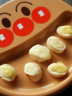 離乳食 お麩チーズ焼き てづかみ-レシピのメイン写真