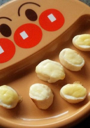離乳食　お麩チーズ焼き　てづかみ-レシピのメイン写真