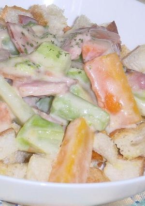 速攻◎ホワイトソース＆クルトンでブランチ-レシピのメイン写真