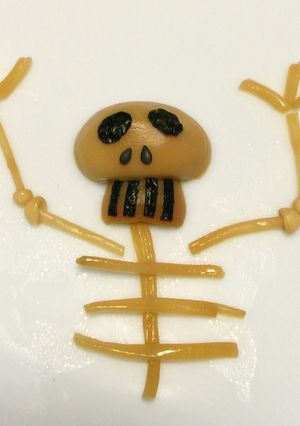 ハロウィン★きのこでホネHONEドクロ君-レシピのメイン写真