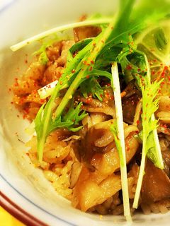 ポン酢で簡単♡豚バラと舞茸の炊き込みご飯-レシピのメイン写真