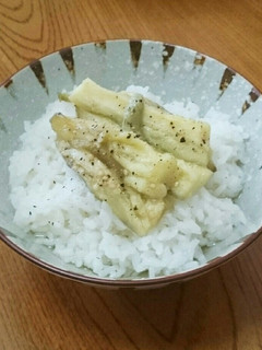 焼きナスのだし茶漬け♥-レシピのメイン写真