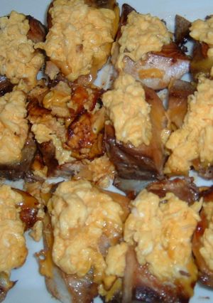 ぶりの照り焼き炒り卵のせ-レシピのメイン写真