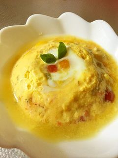 トマトスープの冷やし茶碗蒸し-レシピのメイン写真