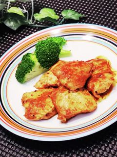 ✿鶏むね肉のカレーバルサミコ酢醤油炒め✿-レシピのメイン写真