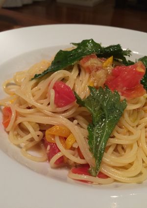 夏野菜の常温パスタ-レシピのメイン写真
