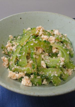 ゴーヤのたらこ豆腐和え-レシピのメイン写真
