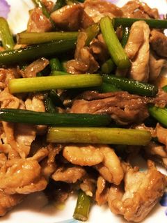 簡単!節約!ニンニクの芽と豚肉炒め-レシピのメイン写真