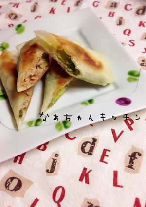 フライパンで〜ゴーヤとアボカドの春巻き-レシピのメイン写真
