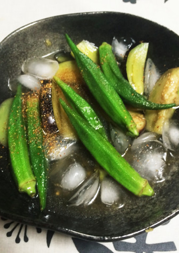 冷たい簡単なすの煮浸し-レシピのメイン写真