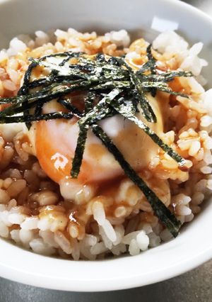 超簡単！ピリ辛温玉丼-レシピのメイン写真