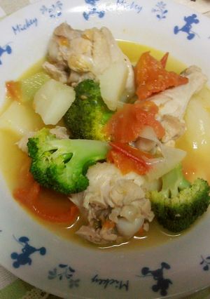 手羽元と野菜の煮込み-レシピのメイン写真