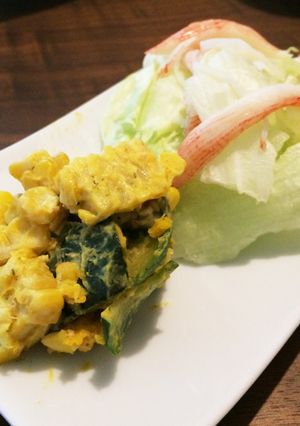 かぼちゃサラダ(^o^)コーン入り-レシピのメイン写真