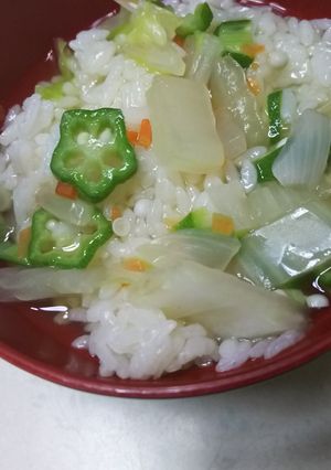 夏のとろりんスープごはん-レシピのメイン写真