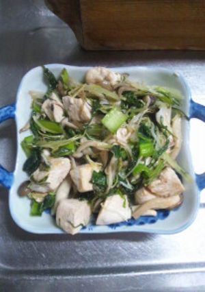１２月６日晩飯【鶏胸肉の野菜炒め】-レシピのメイン写真