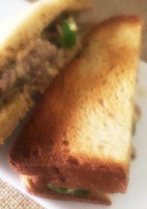 低糖質プロテインサンドイッチ-レシピのメイン写真