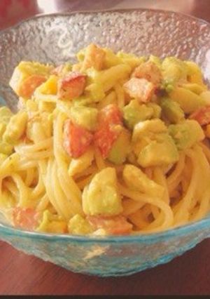 アボカドとソーセージの冷製パスタ-レシピのメイン写真