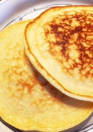 牛乳不要×豆腐入り☆しっとりホットケーキ-レシピのメイン写真