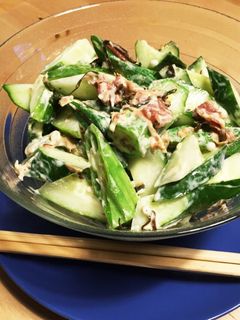 オクラの梅マヨ昆布サラダ-レシピのメイン写真