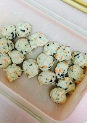 離乳食 後期 鶏だんご-レシピのメイン写真
