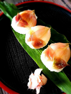 お盆に。蓮の花の*みょうが寿司-レシピのメイン写真