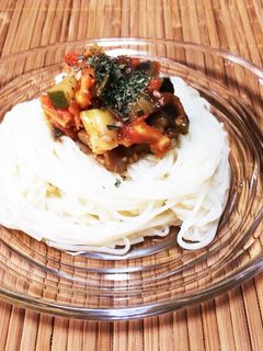 夏野菜そうめん-レシピのメイン写真
