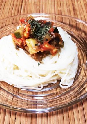 夏野菜そうめん-レシピのメイン写真