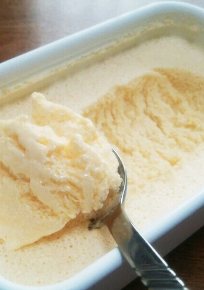 生クリーム不要!簡単ふわふわバニラアイス-レシピのメイン写真