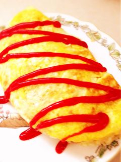 お子様ランチに!カレーピラフのオムライス-レシピのメイン写真