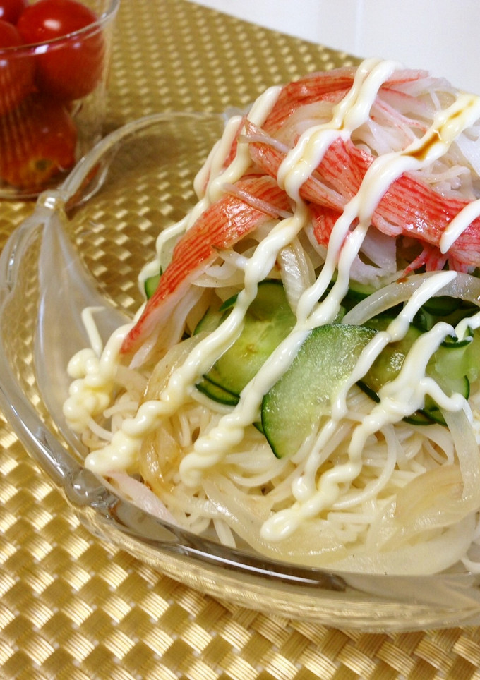 我家の定番★簡単★そうめんサラダ-レシピのメイン写真
