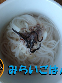 鯛そうめんの小さなイェィ!-レシピのメイン写真