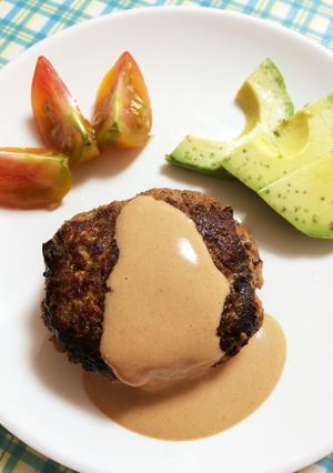 ふわふわジューシー豆腐入りハンバーグ-レシピのメイン写真