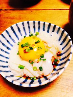 簡単美味しいイカの黄金和え おつまみ-レシピのメイン写真