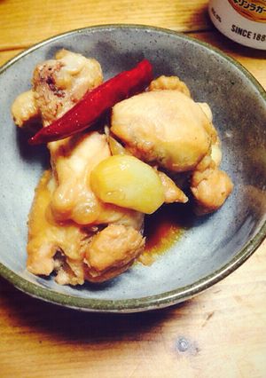簡単！とり手羽元のにんにく醤油煮-レシピのメイン写真