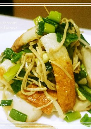 ネギ塩えのき：お弁当野菜おかずストック-レシピのメイン写真