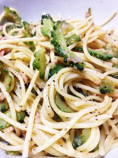 アレンジ豊富!ゴーヤとツナのパスタ-レシピのメイン写真