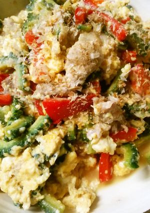 カレー風味ゴーヤチャンプル-レシピのメイン写真