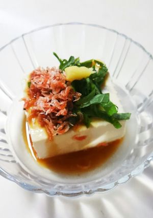 大葉と干しエビのせ冷奴☆-レシピのメイン写真