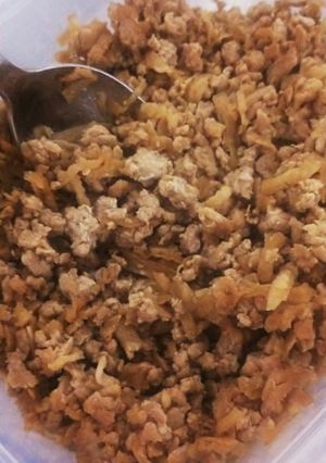 切り干し大根入そぼろ丼-レシピのメイン写真