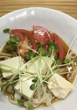 ぶっかけふしめん(豆腐)-レシピのメイン写真