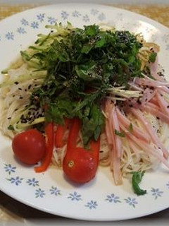 冷やしそうめん-レシピのメイン写真