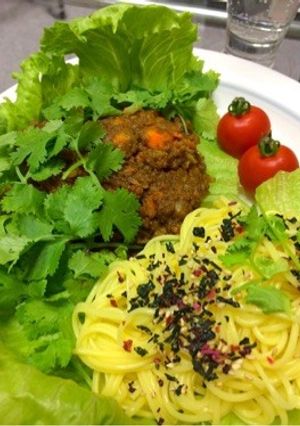 簡単！夏の冷やしカレー混ぜそば・ラーメン-レシピのメイン写真