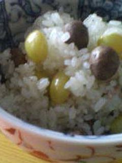 ぎんなんとむかごのおこわ-レシピのメイン写真