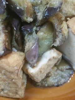 なすと厚揚げのしょうが醤油炒め-レシピのメイン写真