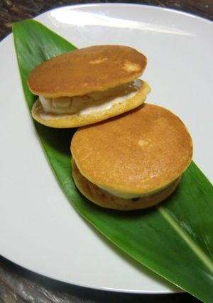 冷んやりバニラアイスどらやき-レシピのメイン写真