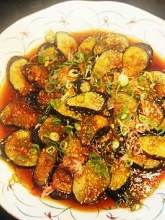 茄子の素揚げ 醤油タレかけ-レシピのメイン写真