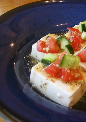 カラフル野菜で♡おめかし豆腐-レシピのメイン写真